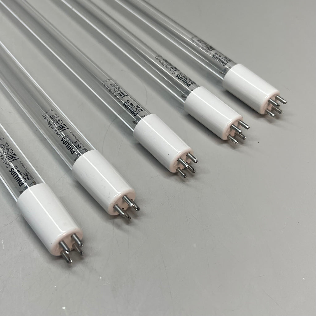 PHILIPS (5 PACK) Germicidal Florescent Tube Light 13" 16 W TUV 16W T5 4P-SE