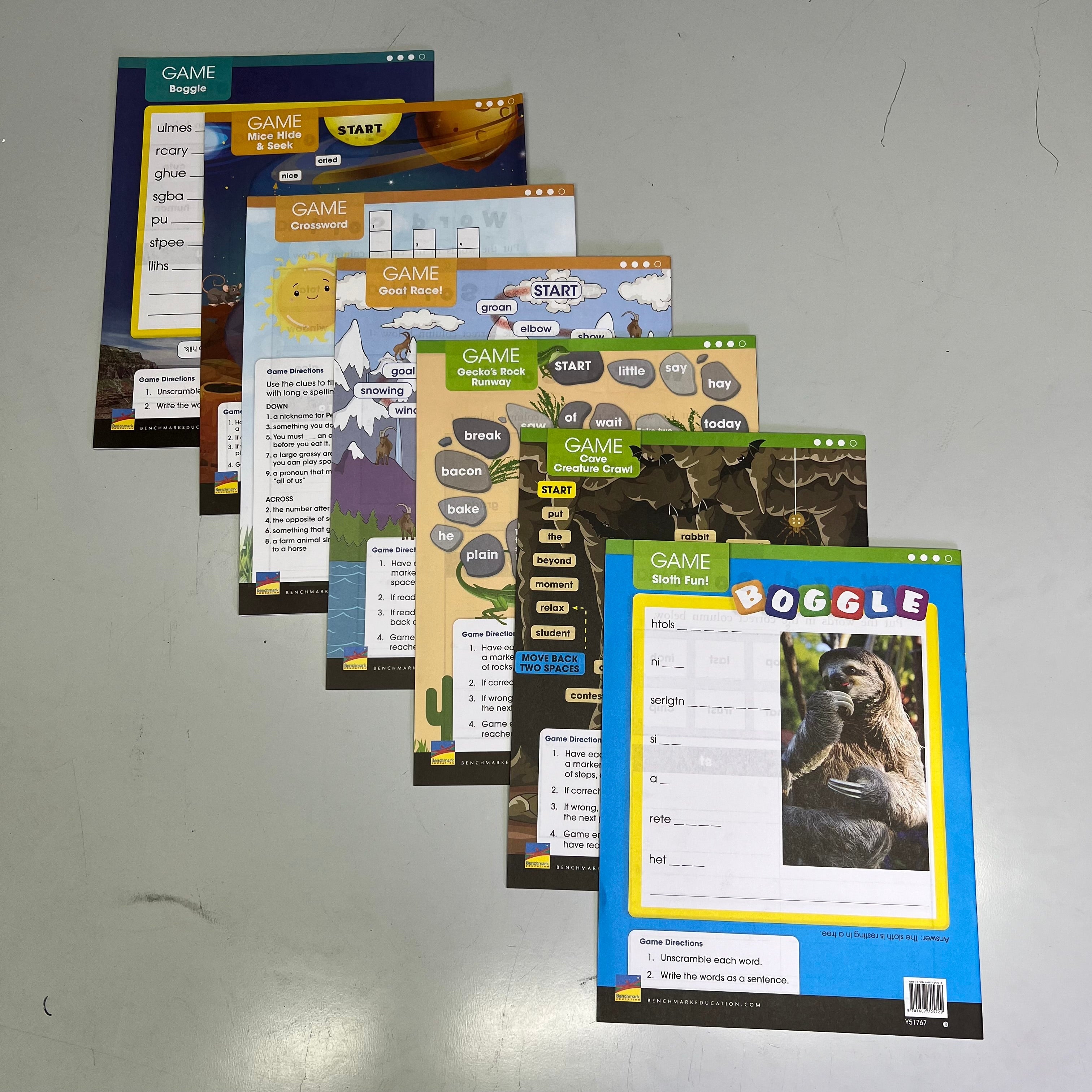 BENCHMARK EDUCATION (7 Unit Book Set) Phonics Intervention Level 3 Long Vowels