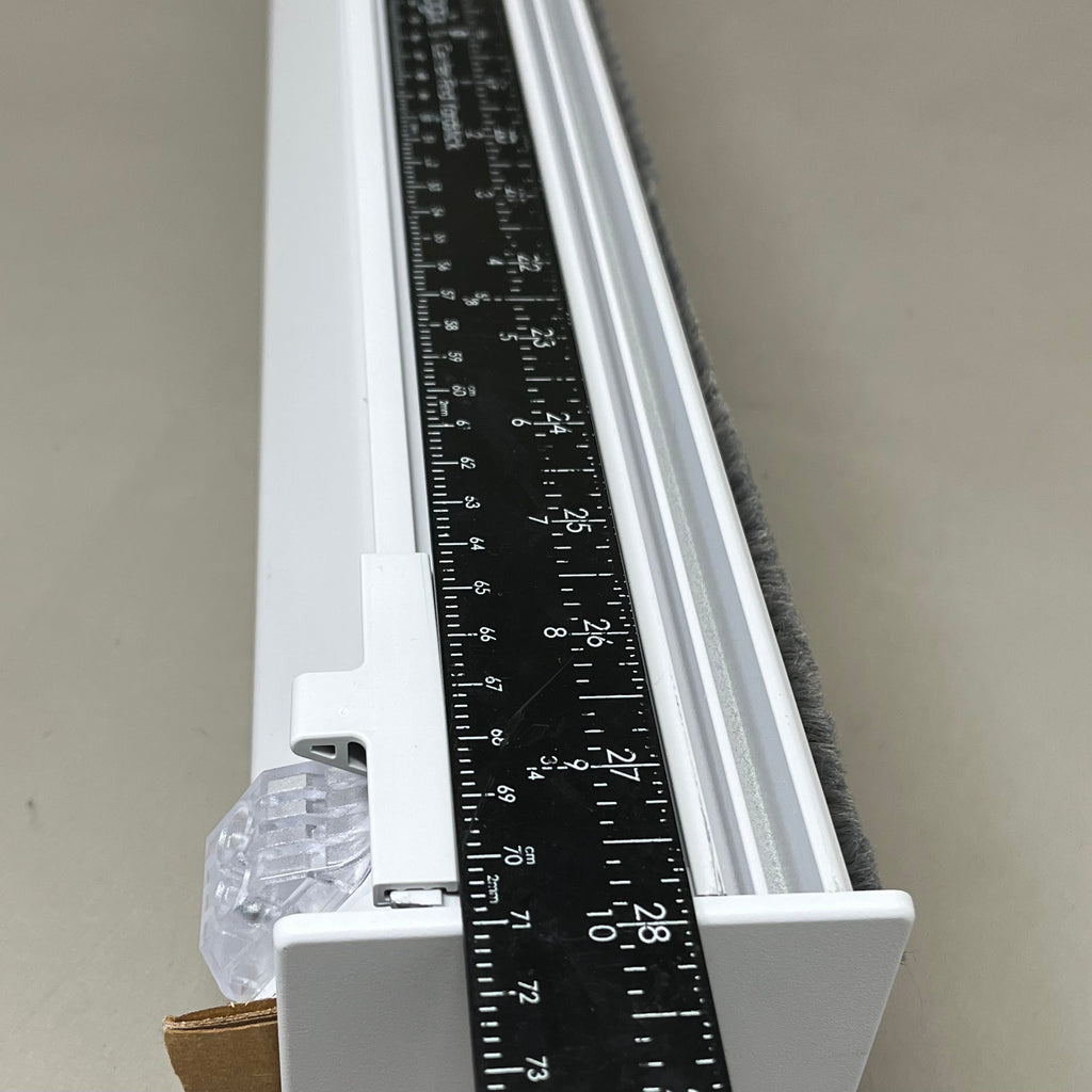 Power Blinds (2 PACK) 34 x 46 1/4 Light Grey Brushed Pattern