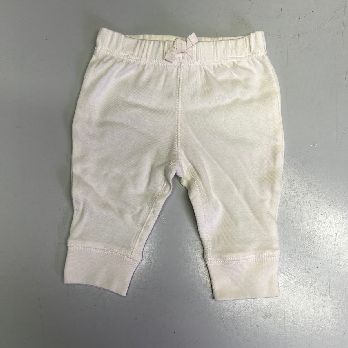 CARTERS (SET OF 2) Cotton Jogger Pants Baby's 9M Heather Grey/Ivory 1S992310