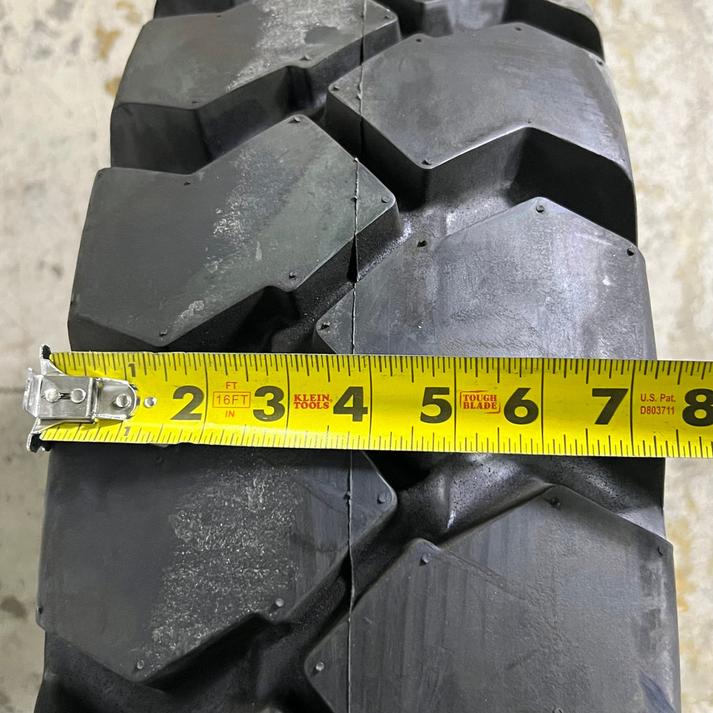 MAXAM Industrial & Forklift Tire Dot 0523 Sz 8.25-15 N.H.S Black MS801
