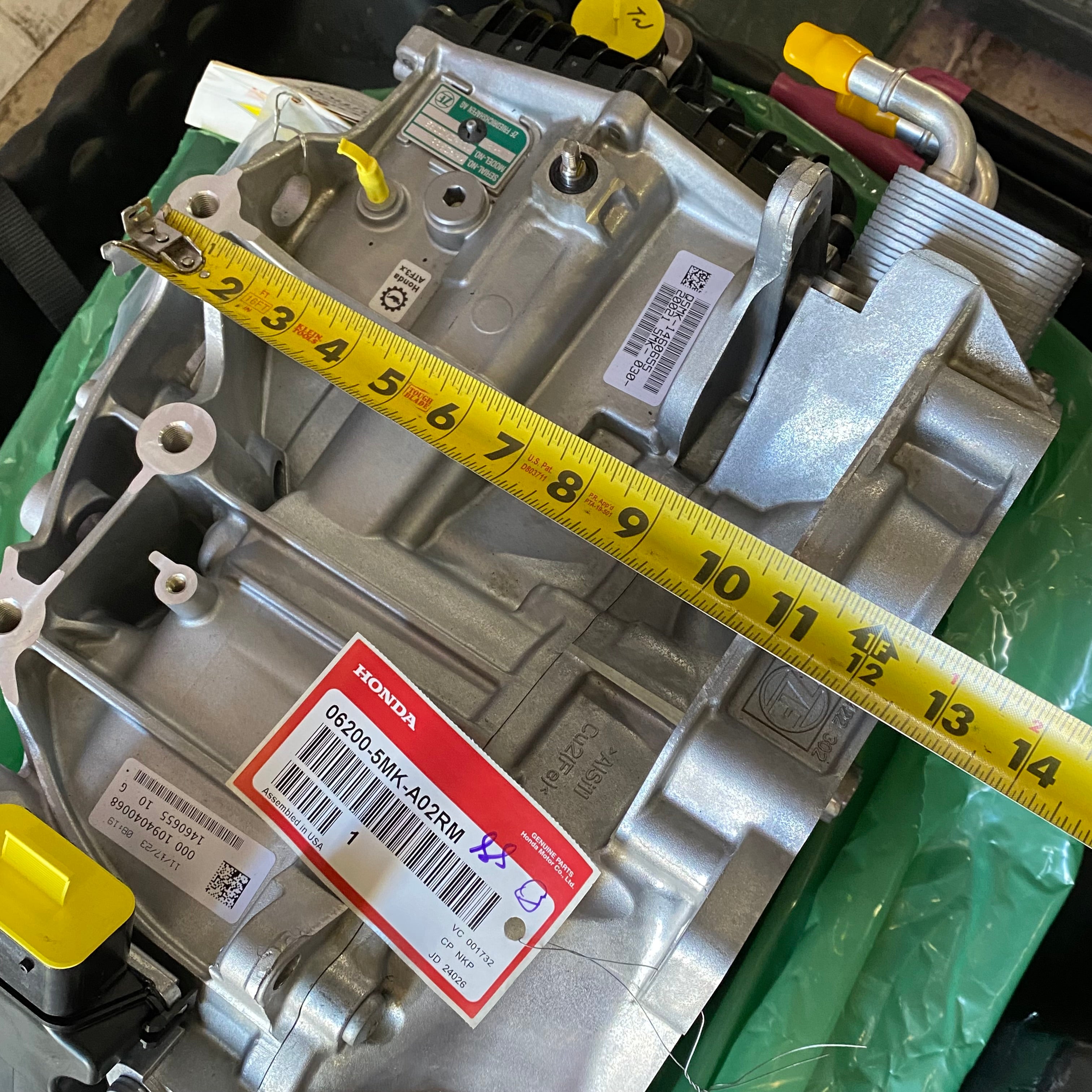 Honda 9-Speed Auto Transmission 06200-5MK-A02RM ZF 9HP48