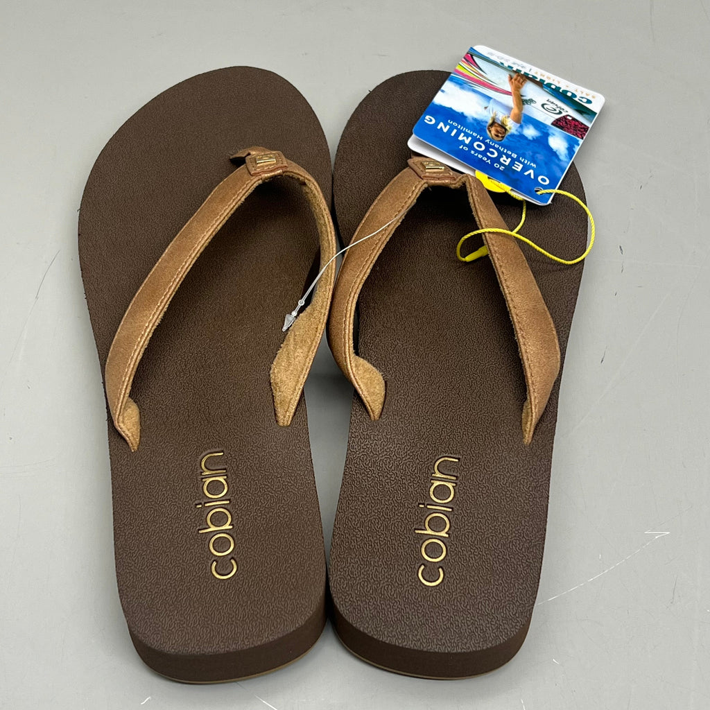 COBIAN Skinny Bounce Comfortable Synthetic Strap Women's Sz 10 Tan SKI25-230-10