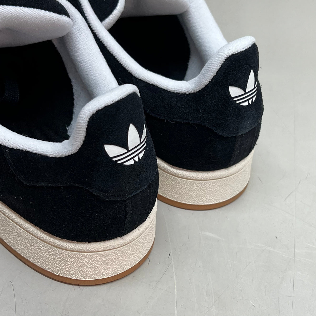 ADIDAS Campus 00s Fat Lace Sneaker Mens Sz 10.5 Black/Cloud White/Off White