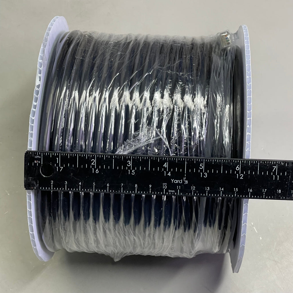 CAT6 Shielded OSP Black Booted Cable 200 ft Z6S4E2SP-SPF200*RL