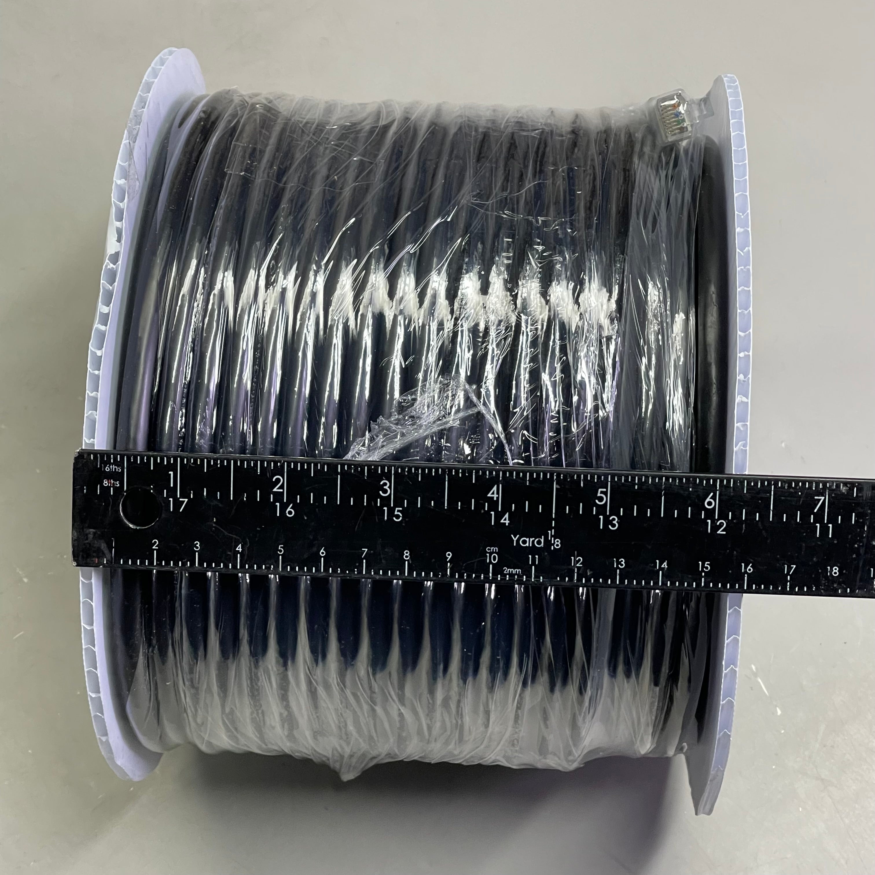 CAT6 Shielded OSP Black Booted Cable 200 ft Z6S4E2SP-SPF200*RL