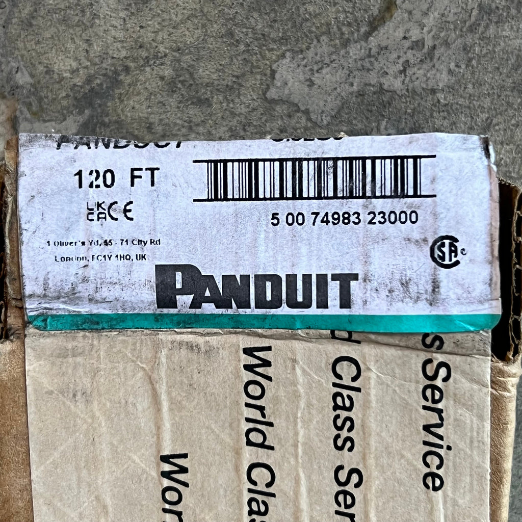 PANDUIT (20 Pcs) Wiring Duct Cover Type C Sz 1/2" Grey (New Other)