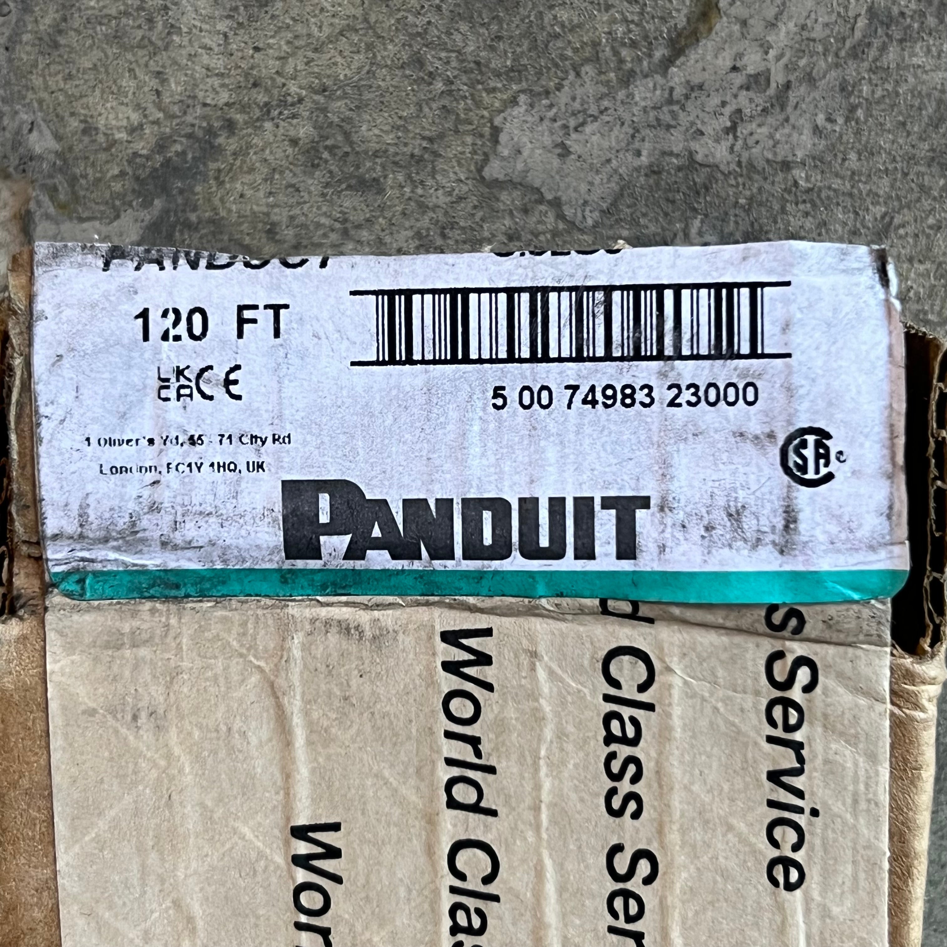 PANDUIT (20 Pcs) Wiring Duct Cover Type C Sz 1/2" Grey (New Other)