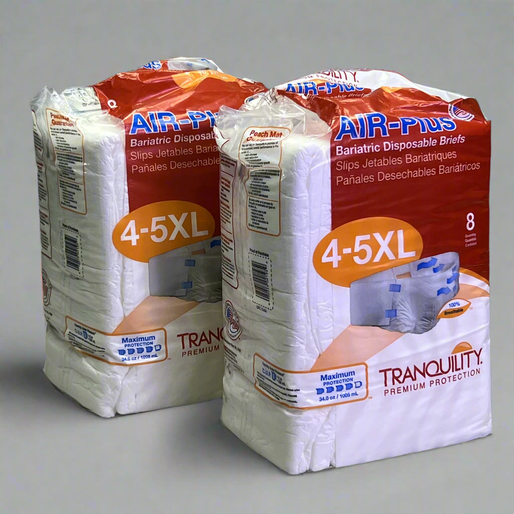 TRANQUILITY (2 PACK 16 Count) Disposable Overnight Underwear Size 4-5XL 2195