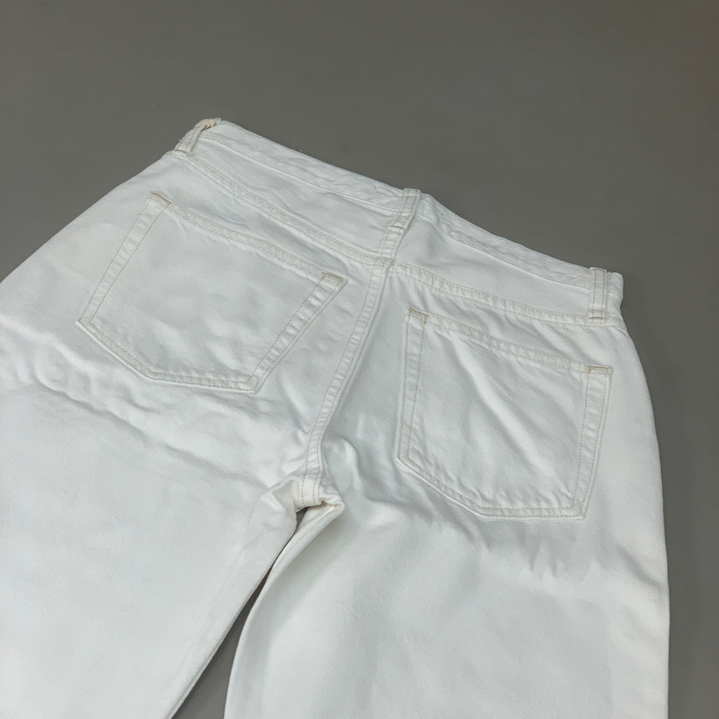 ETICA Tyler High Waist Straight Leg Ankle jeans Vintage White Size 27 EW180114A