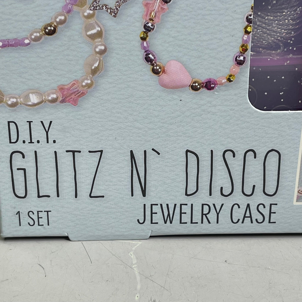STMT DIY Glitz N Disco Jewelry Case Pink Custom Necklaces & Bracelets 225033