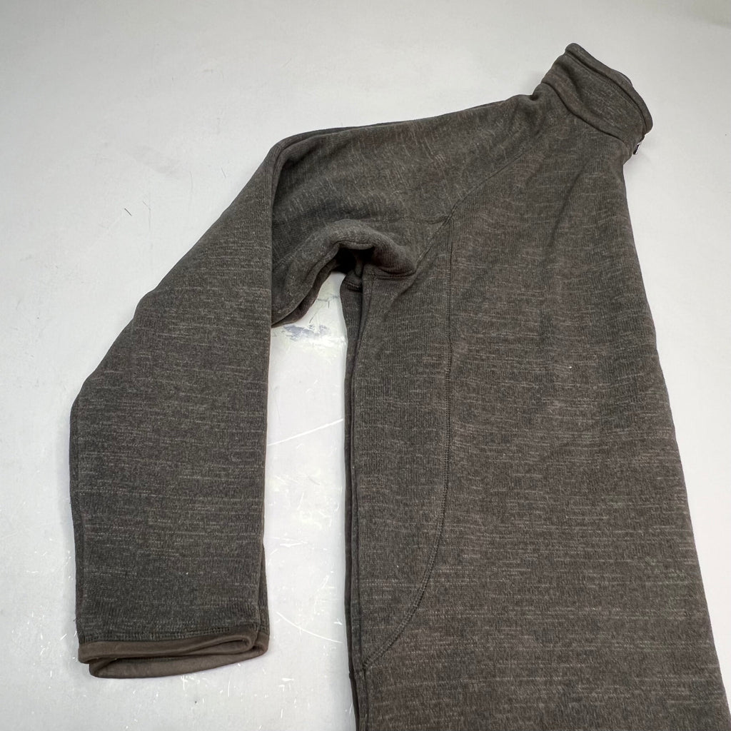 PATAGONIA Quarter Zip w/ Pocket 100% Polyester Jacket Men's Sz XL Brown (Used)
