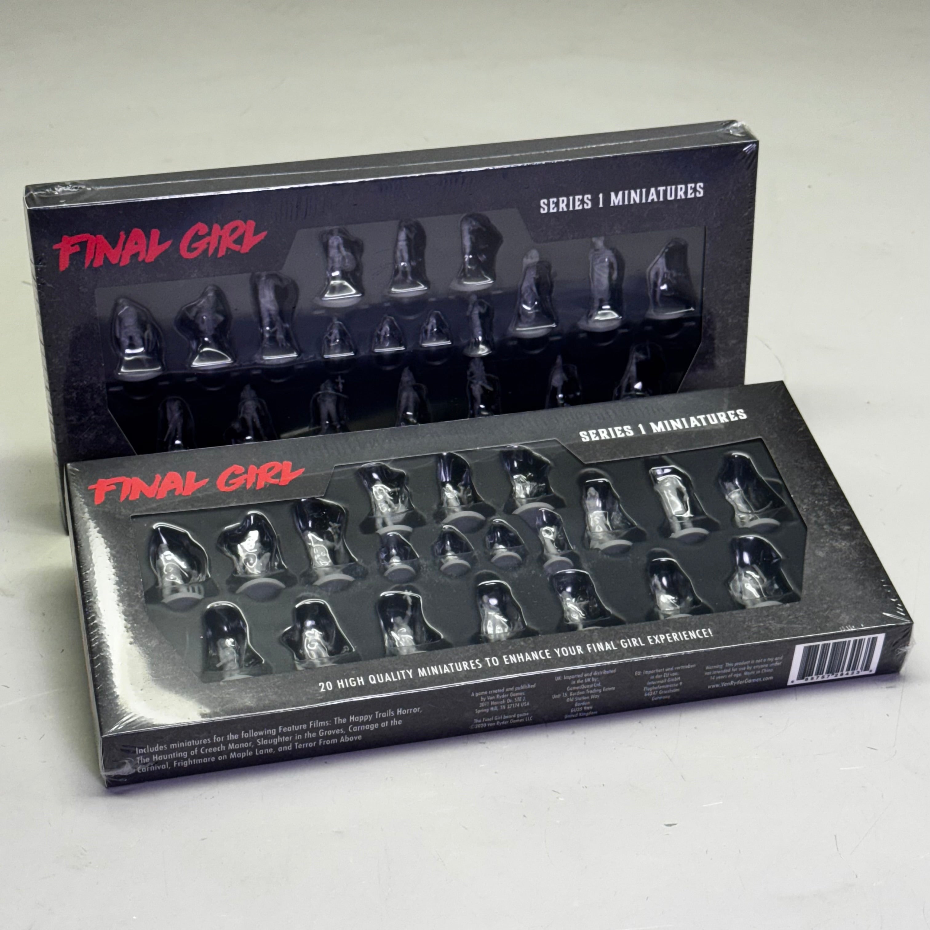 FINAL GIRL (2 PACK) Series 1 Miniatures 20 Figurines Gray
