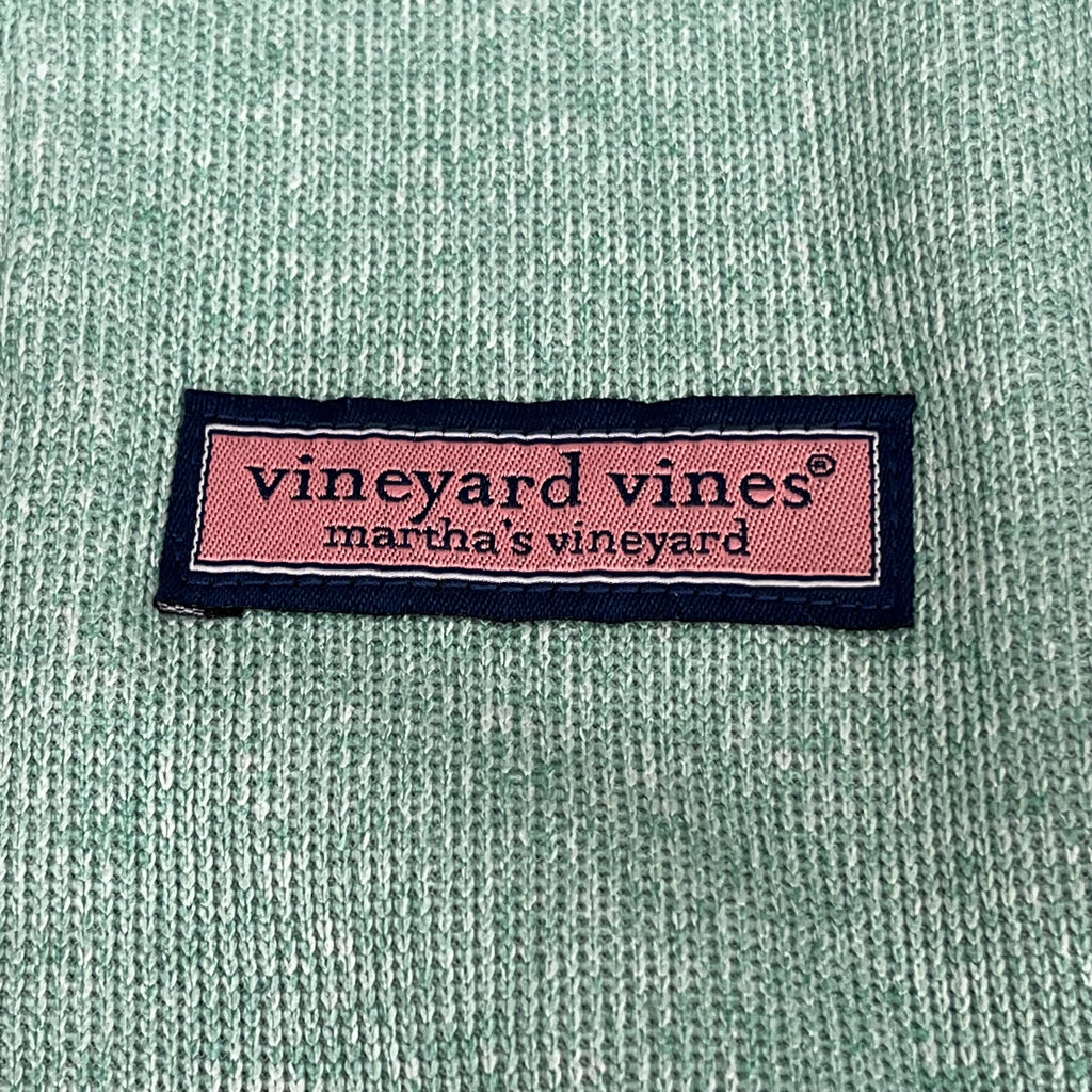 VINEYARD VINES Martha's Vineyard Men's Teal Green Half Zip Pullover Sz-S