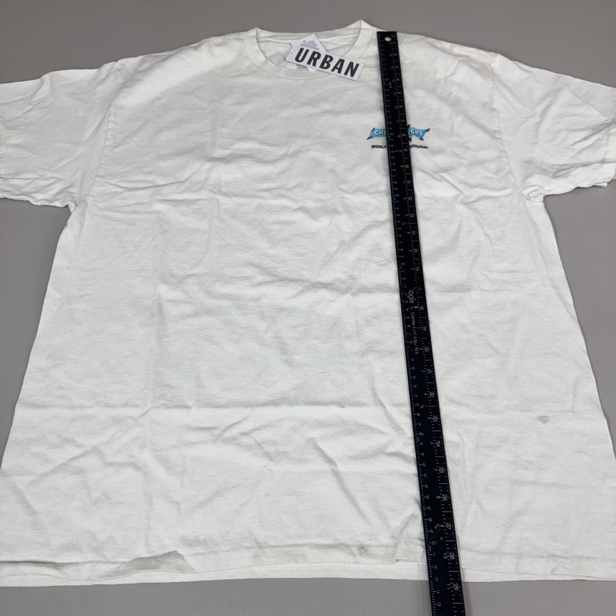 URBAN Men's Chevy Truck Graphic T-Shirt Sz L White 91022855