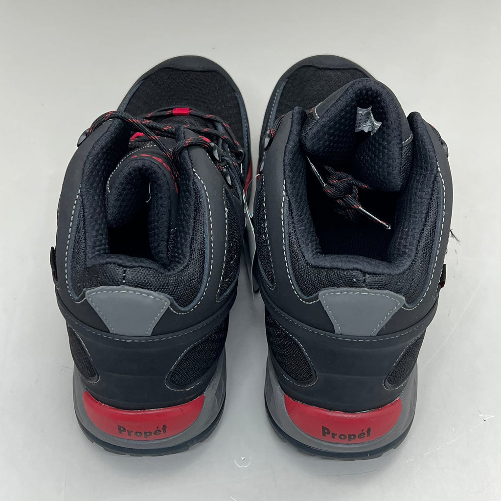 PROPET Veymont Grip Hiking Boot Waterproof Men's Sz 10 X(3E) Black/Red MOA022S