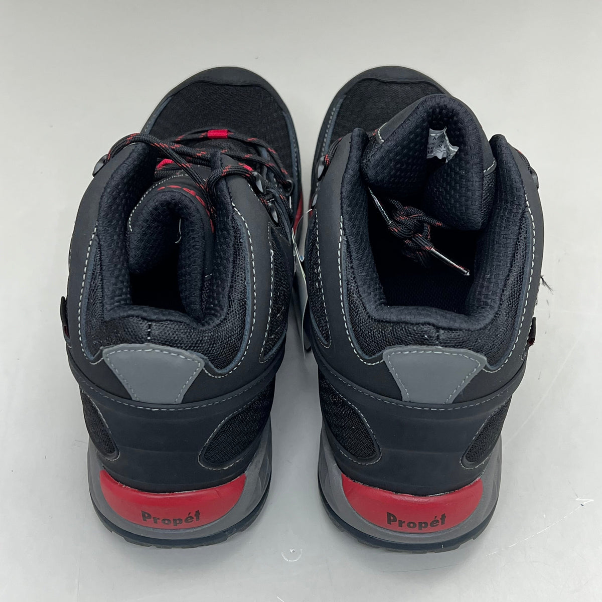 PROPET Veymont Grip Hiking Boot Waterproof Men's Sz 10 X(3E) Black/Red MOA022S