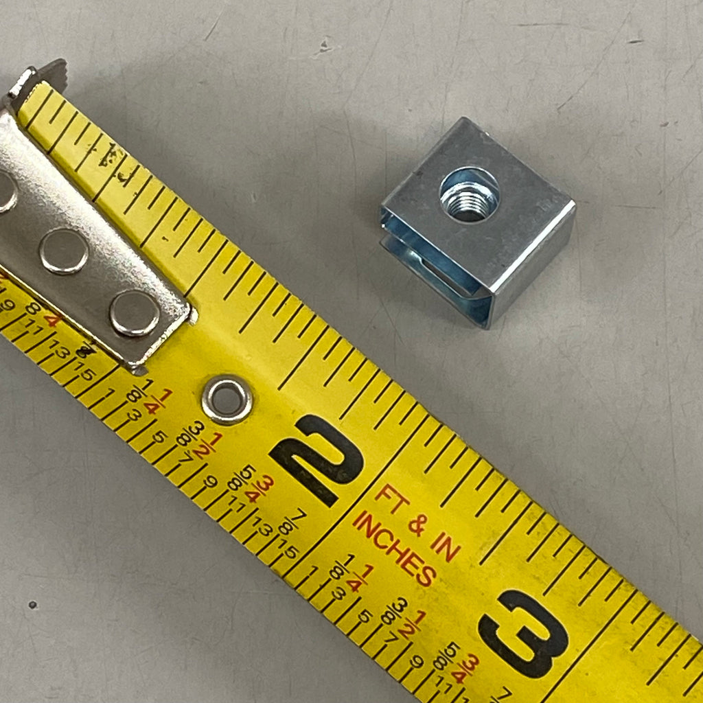 EMCOR ENCLOSURES (20 PACK) G-Shaped Spring Nut W/ Bolts 10-32 Zinc Plated Finish