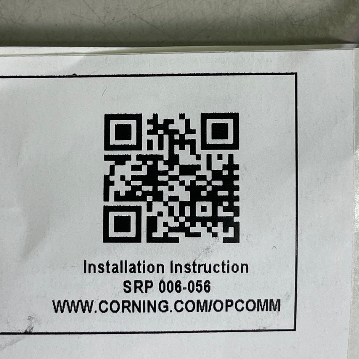 CORNING 1F Compact Drop Fiber Optic Jumper 2.9mm SCAPC/SCAPC 444401UR1BG021F