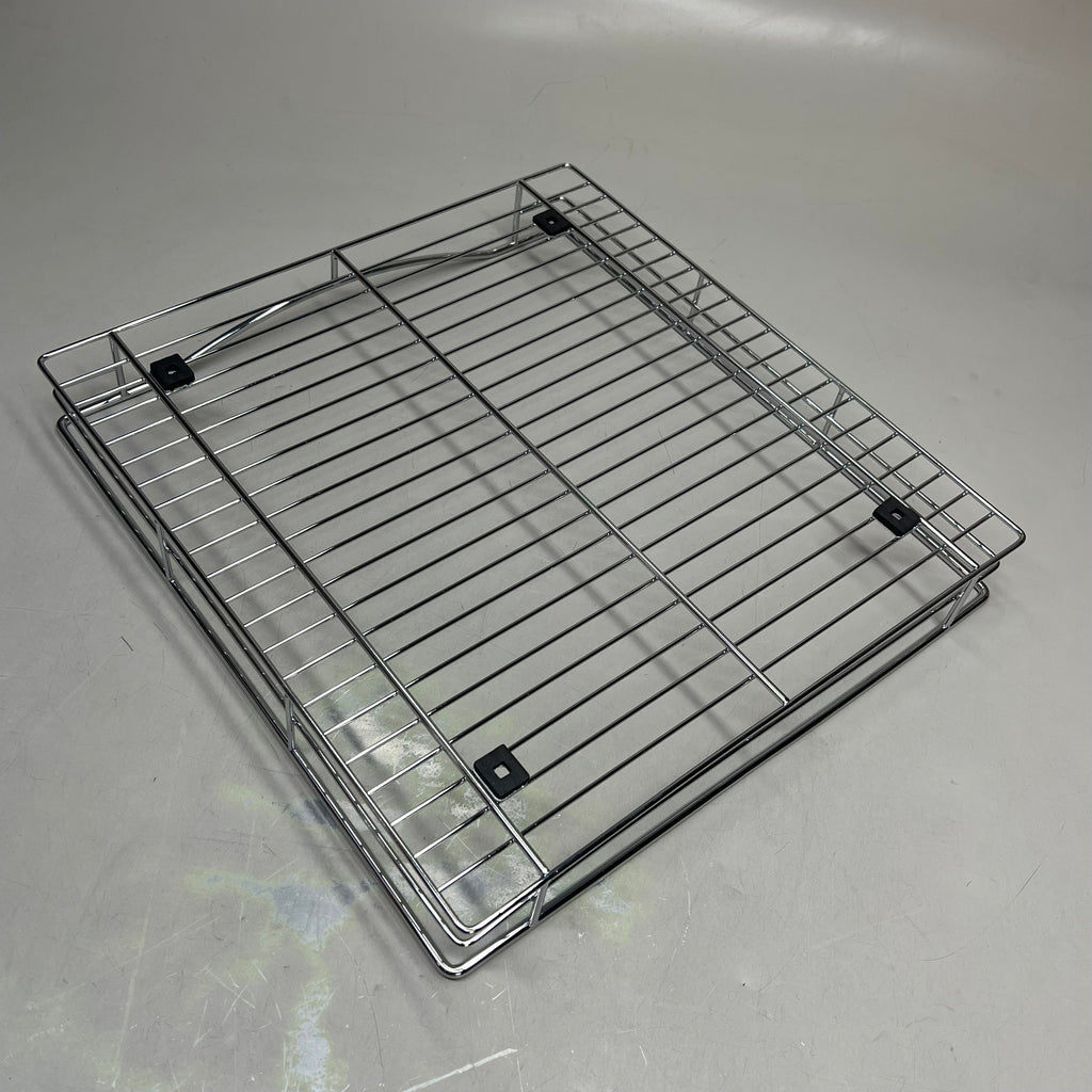 LYNK Easy Mount Professional Roll Out Cabinet Organizer 17"x18" Chrome 401718WB
