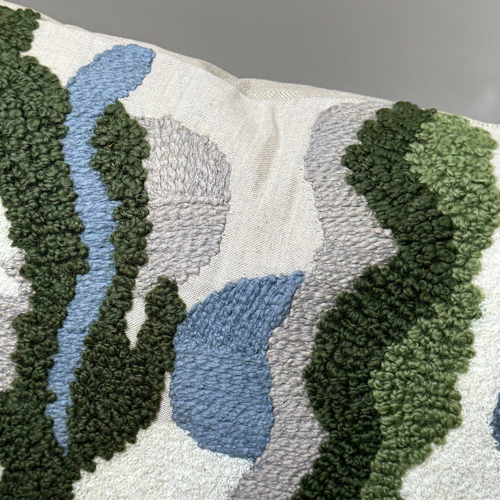 VILLA 14"x26" RN Caney Decorative Throw Pillow Green/Blue Multi