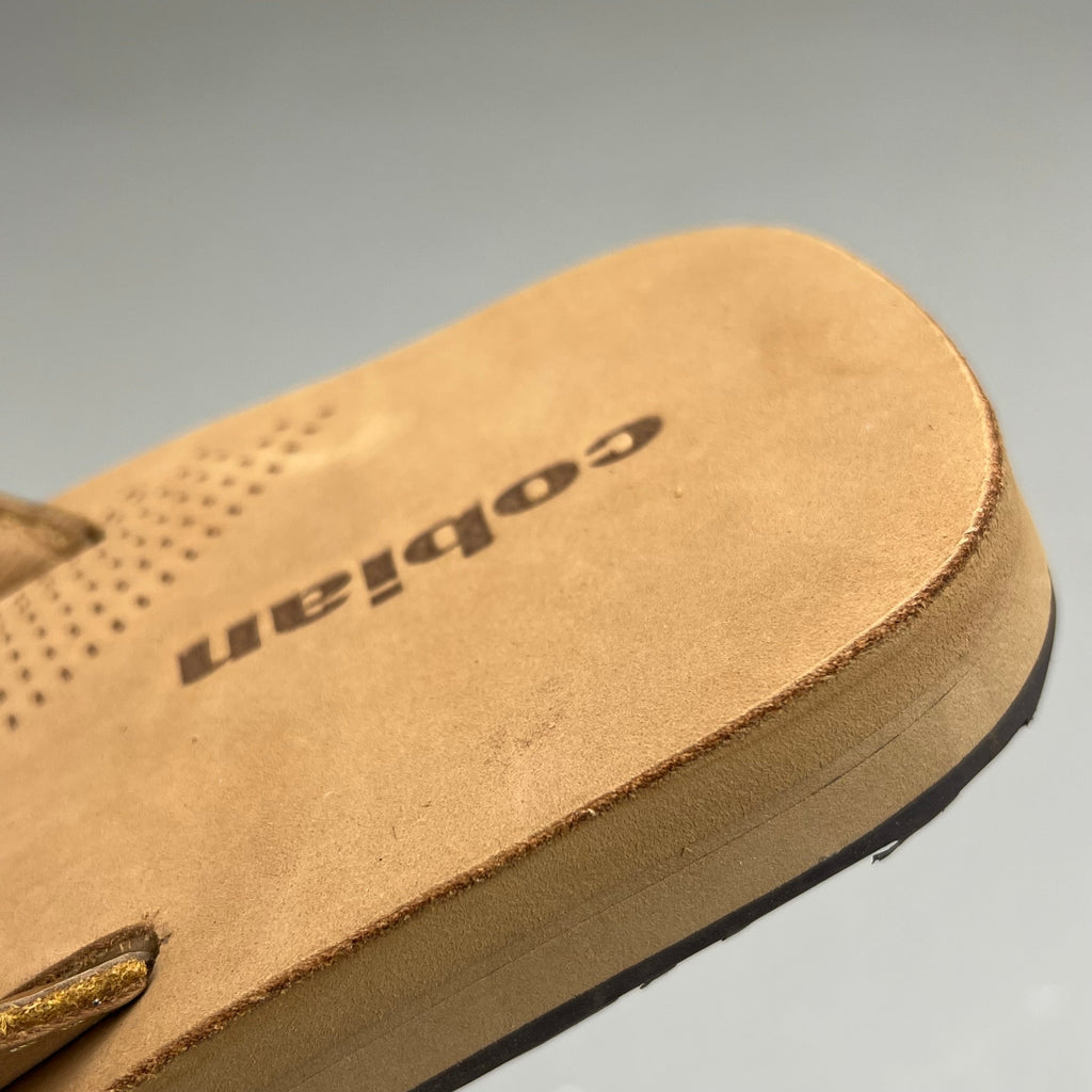 COBIAN Lazo Premium Leather Sandals Men's Sz 12 EU 45 Tan LZO-24-230-12