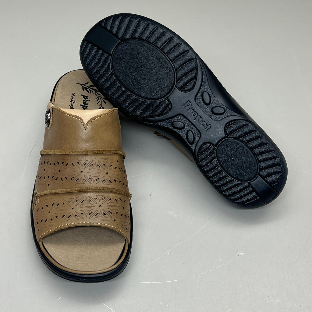 PROPET Gertie Supportive Sandal Orthotic Women's Sz 10 Width W(D) Beige WSO041L