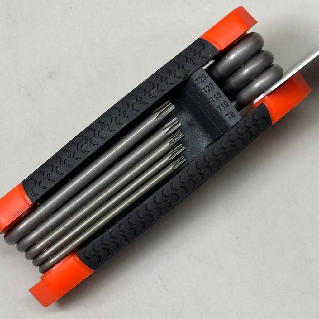 CRESCENT (New!)CHKFT8 Folding(8 Piece) Torx Dual Material Hex Key Set