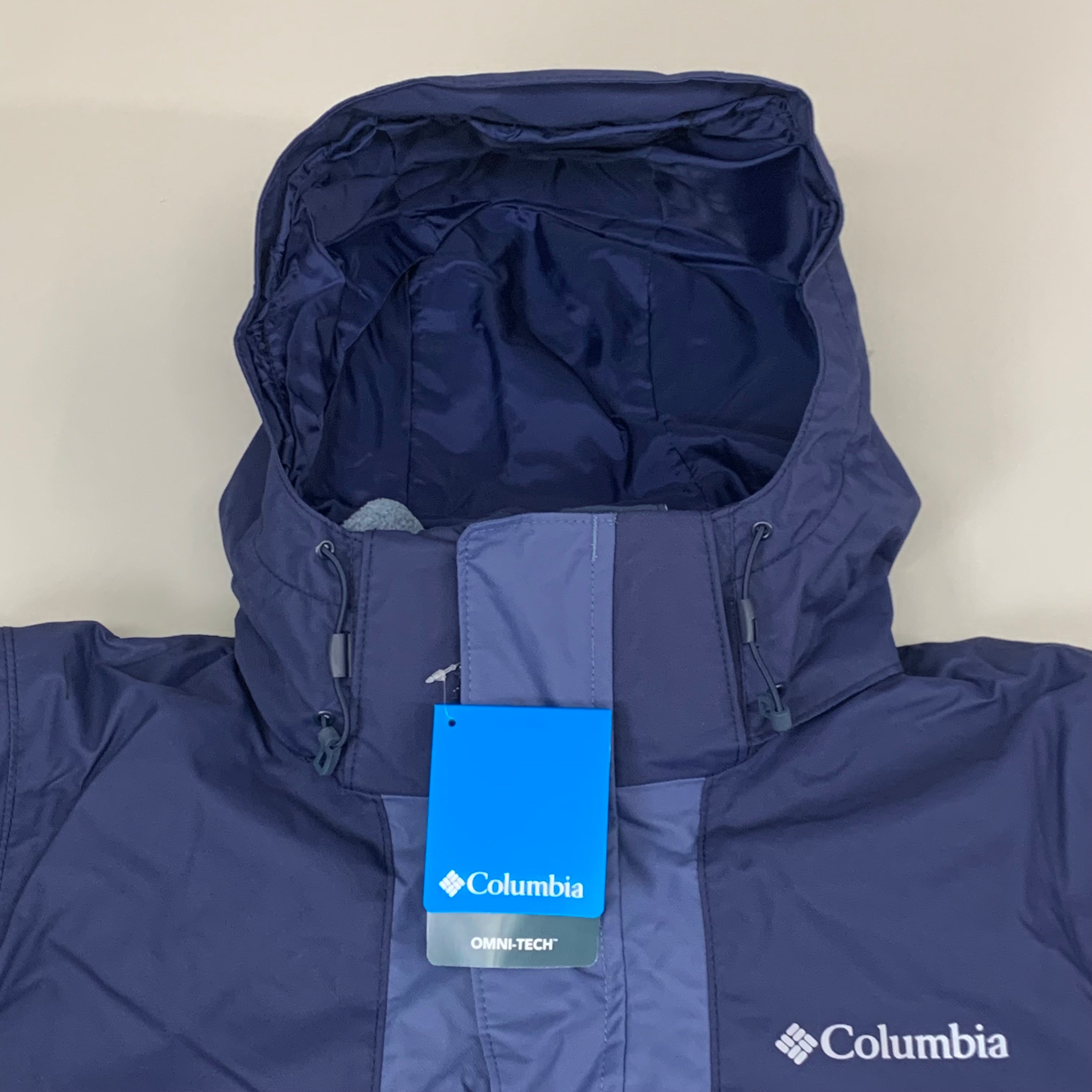 COLUMBIA Bugaboo II Fleece Interchange Jacket Men's Sz S Navy Blue 1800661477