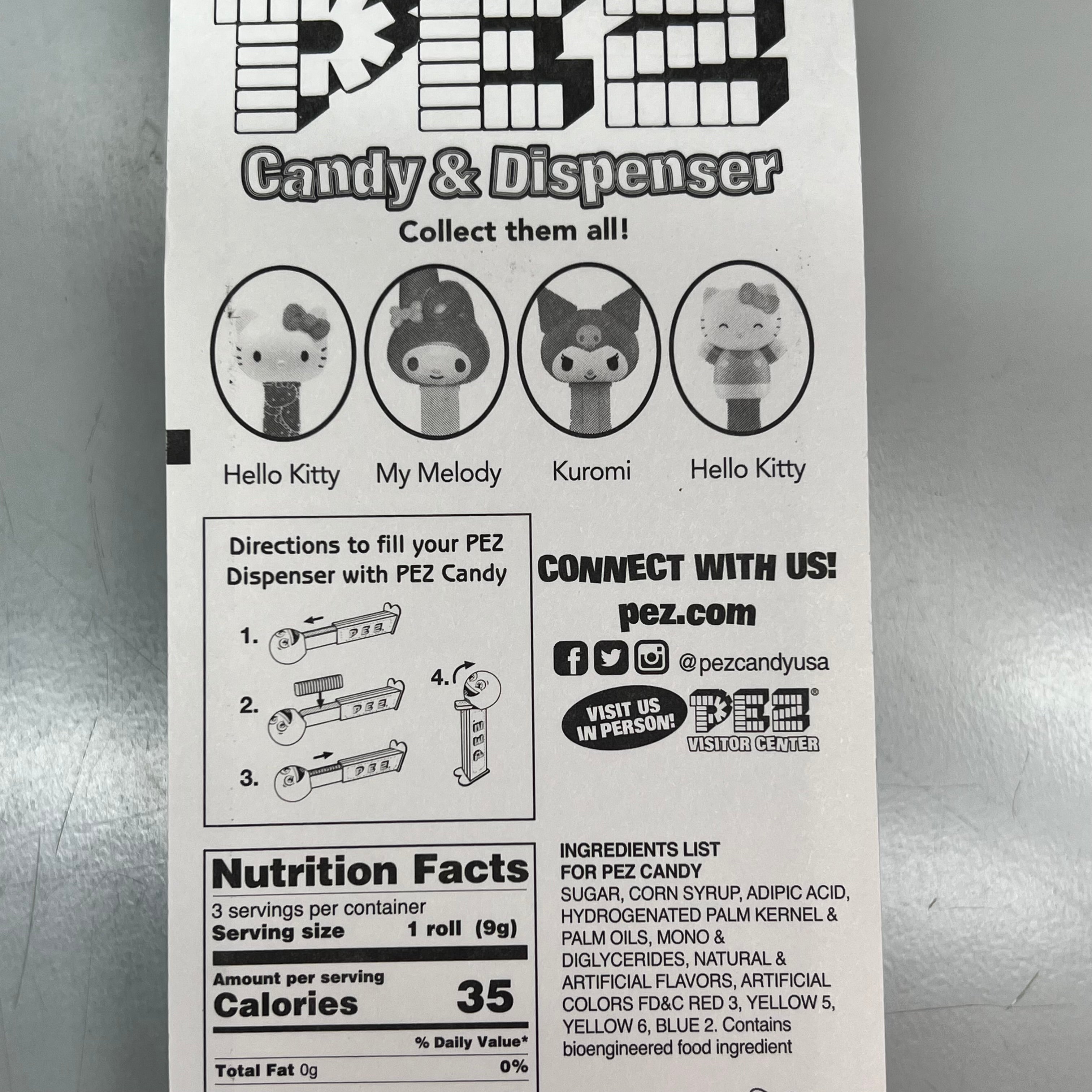 PEZ (12 PACK) Sanrio Hello Kitty Candy Dispenser Assortment W/ Refill BB 04/30