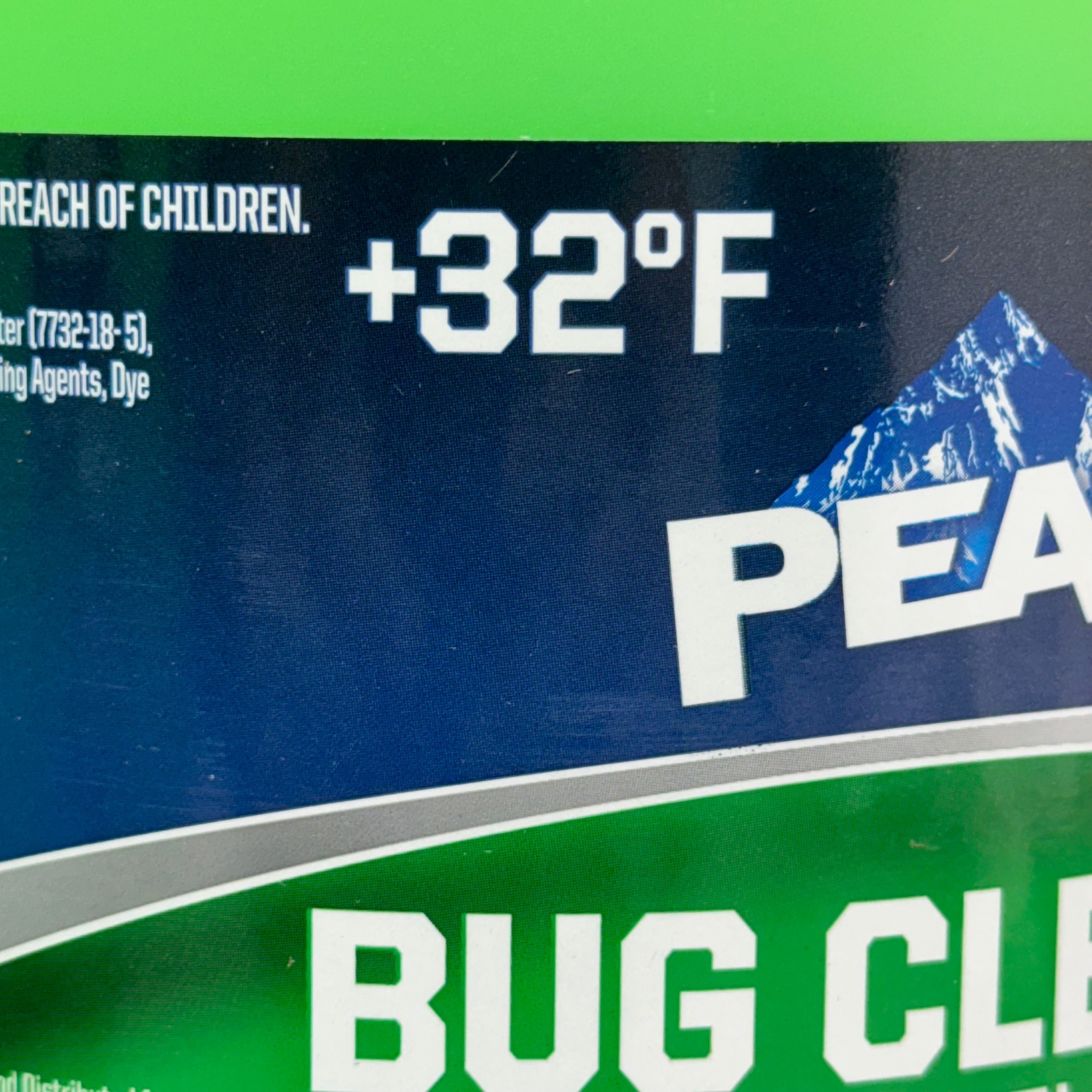 PEAK (3 PACK) Bug Cleaner Windshield Wash 1 Gal