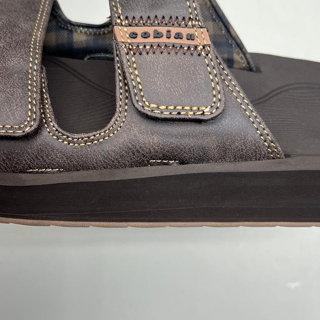 COBIAN Trestles Trek Slide EVA Top Sole Men's Sz 9, 41.5 Eu Chocolate TTS24-201-9