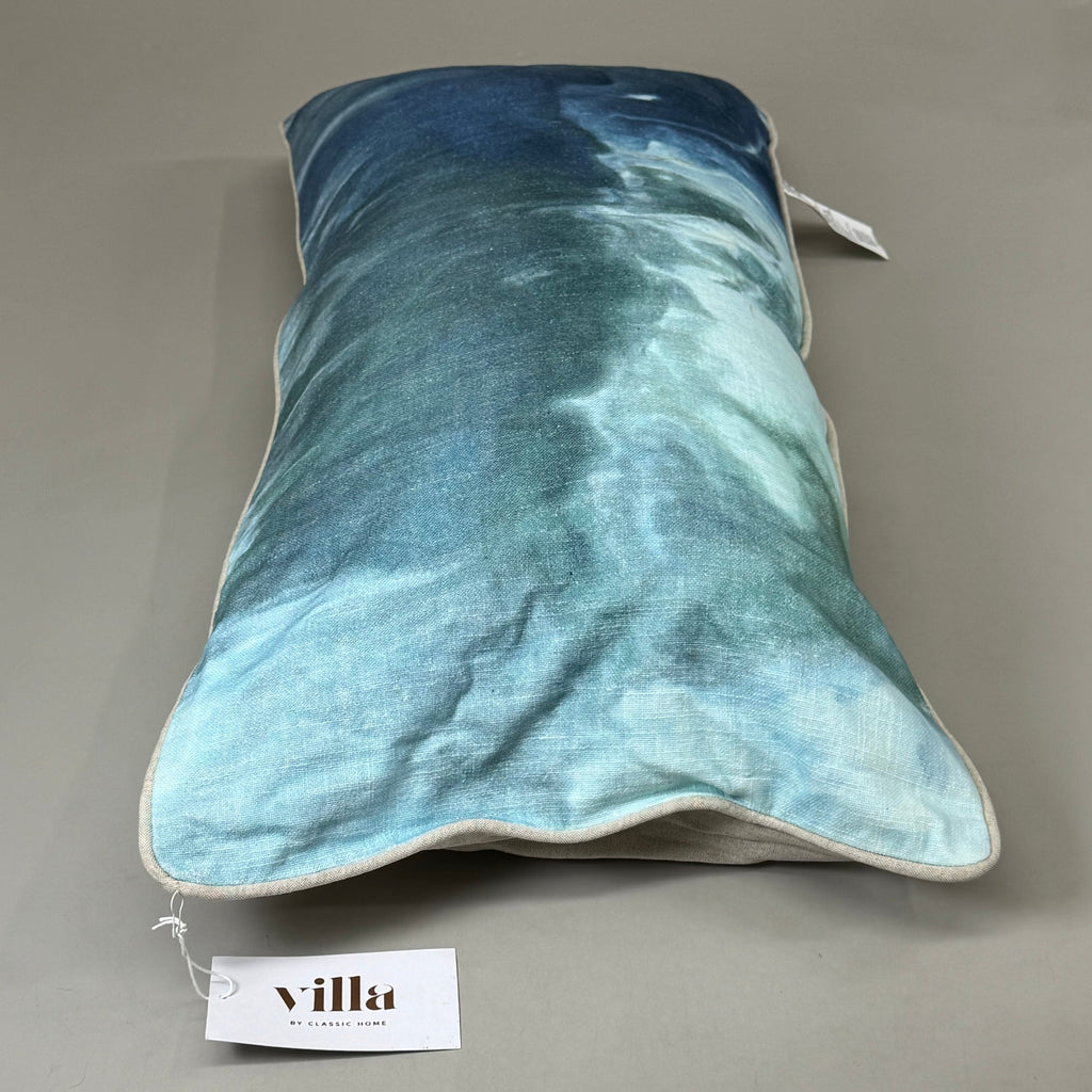 VILLA 16"x36" ST Mantra Decorative Throw Pillow Capri Blue Multi