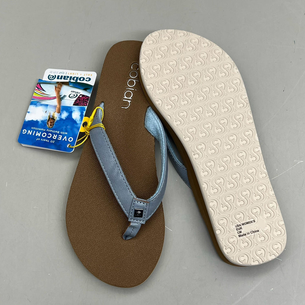 COBIAN Skinny Bounce Comfortable Synthetic Strap Women's Sz 7 Blue SKI25-400-07