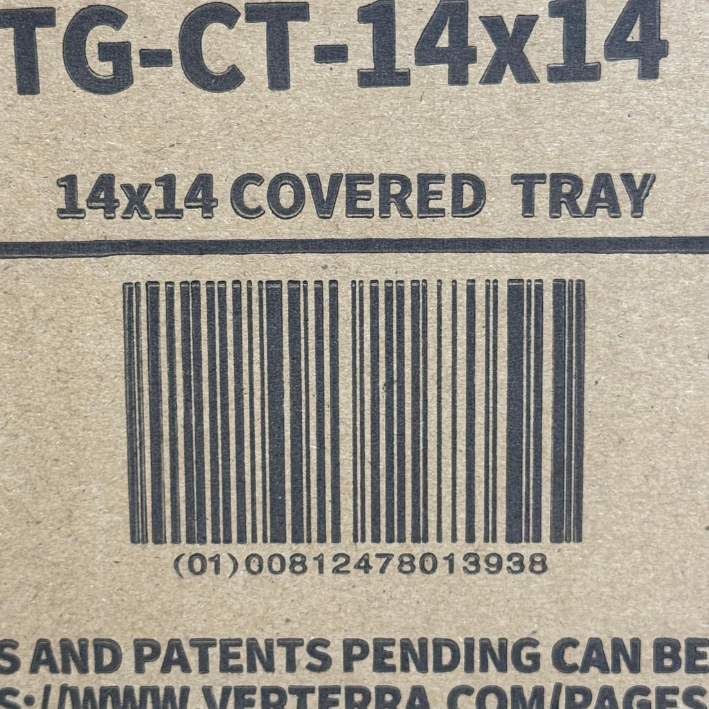VERTERRA (25 Pcs) 14" x 14" Covered Tray TG-CT-14X14