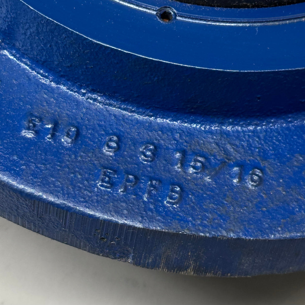 ROYERSFORD Type E Piloted Flange Bearings 3-15/16" Non-Extension Blue 20-06-0315