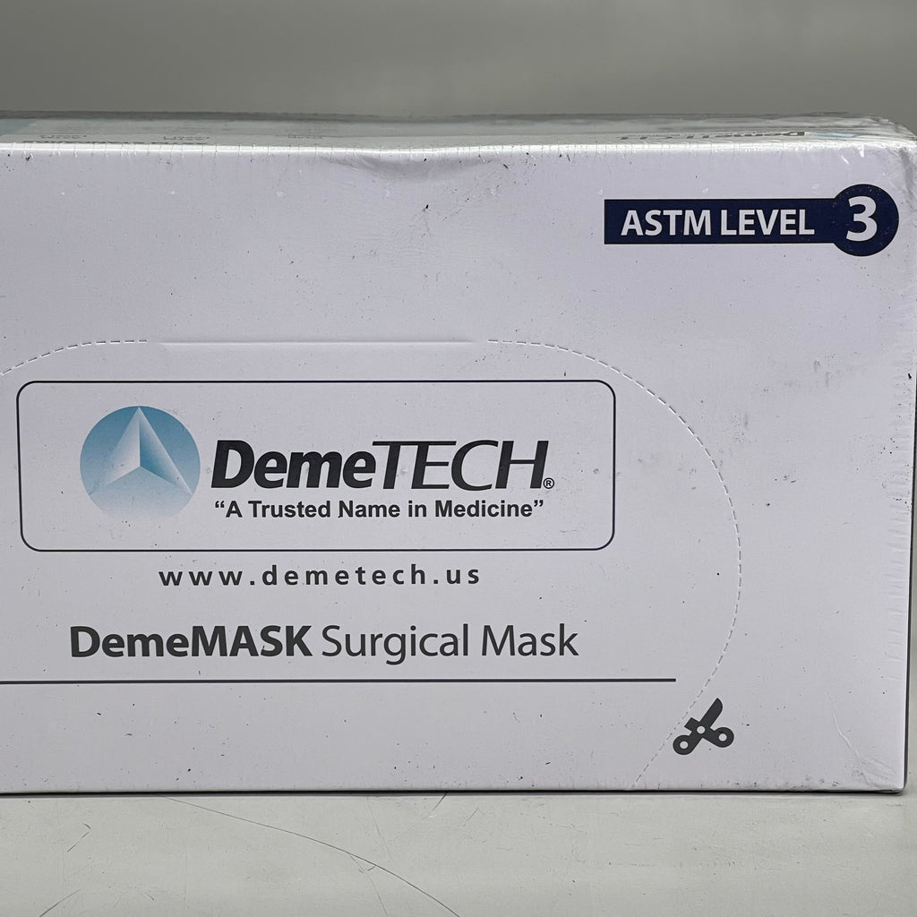 DEMETECH (50 PACK) DemeMASK Surgical Mask ASTM Level 3 Protective DT-MSK-003