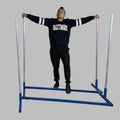 XL Indoor 3D Target Stand Sz 61.5" H x 66.5" L x 23.5" W, Blue/Grey