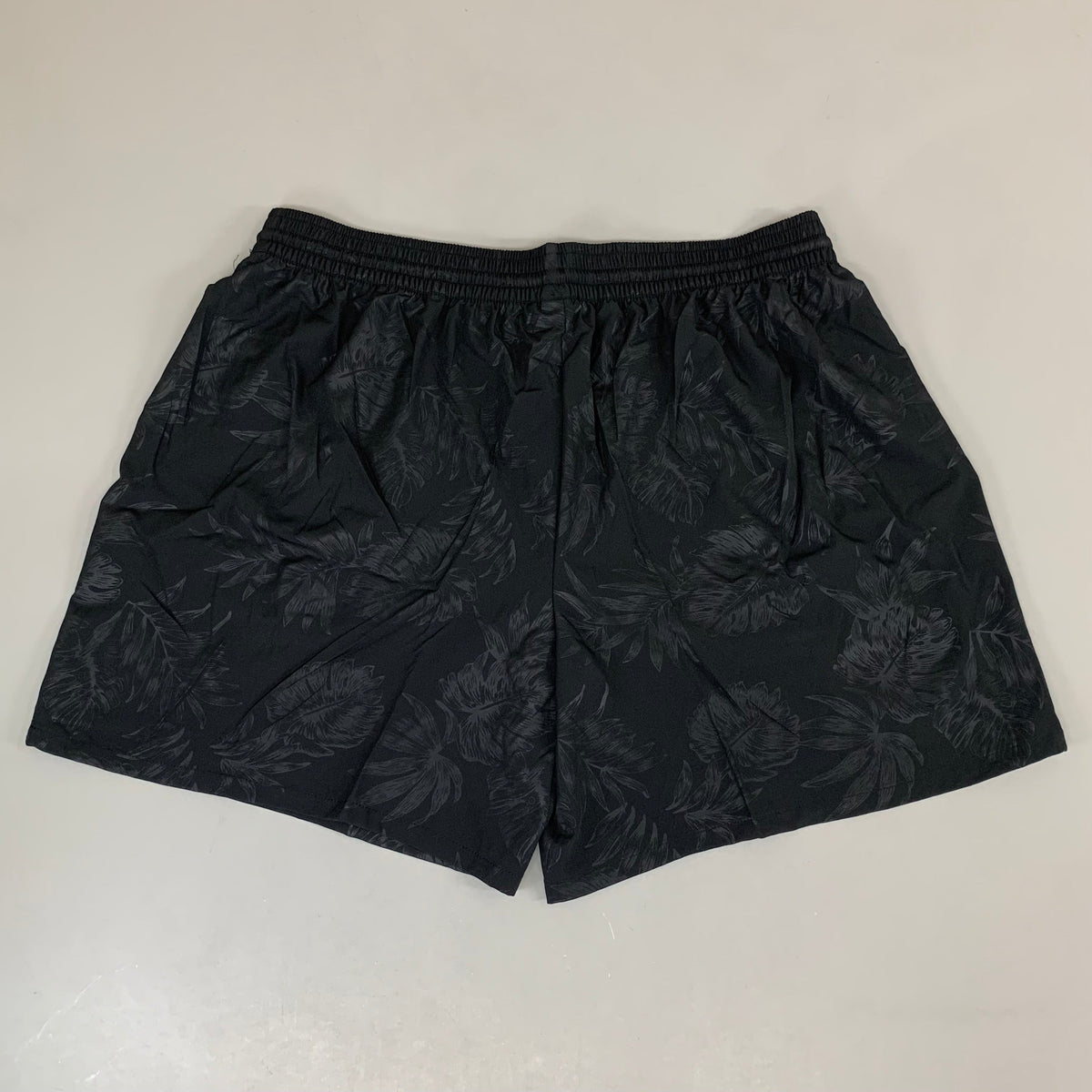 RAYA SUN Stretch Swim Style Shorts W/ Flower Design Women's 2X Black/Gray