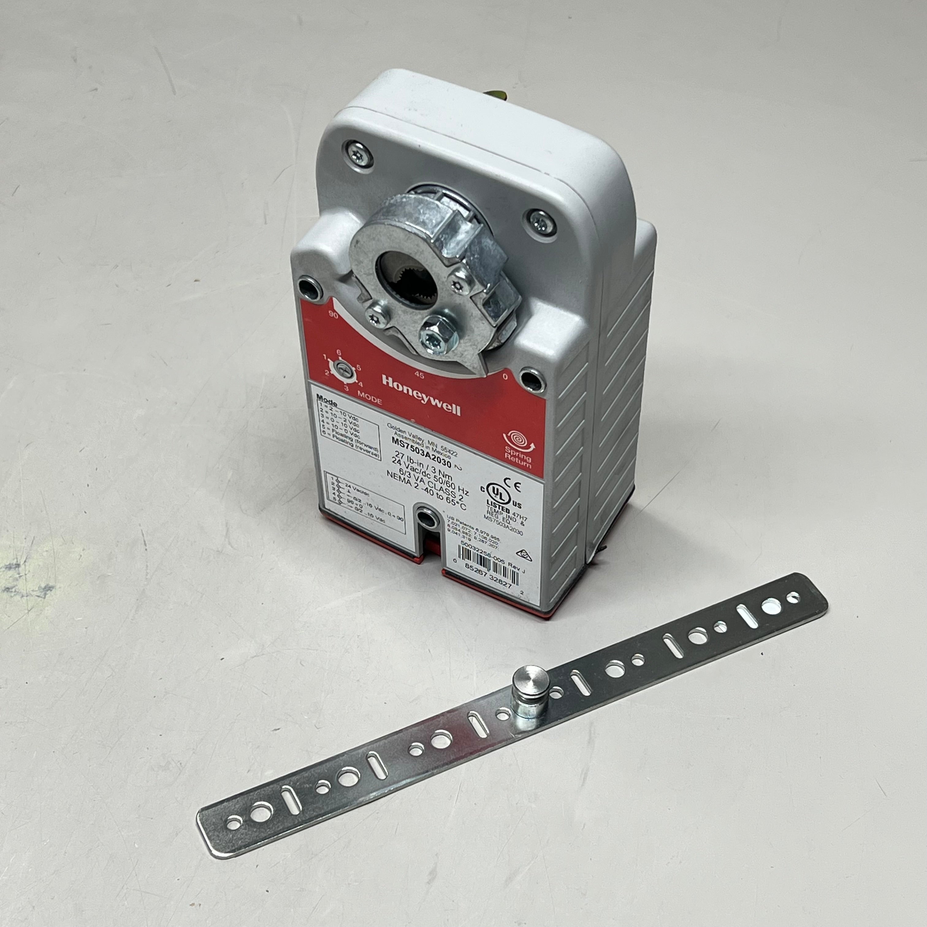 HONEY WELL Direct Coupled Actuator 3 Nm Spring Return  24 VAC MS7503A2030