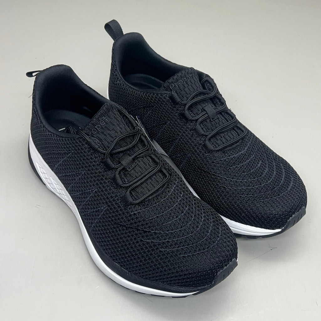 PROPET Tour Knit Sneaker Cushion Insole Women's Sz 9 M(B) Black/White WAA112M