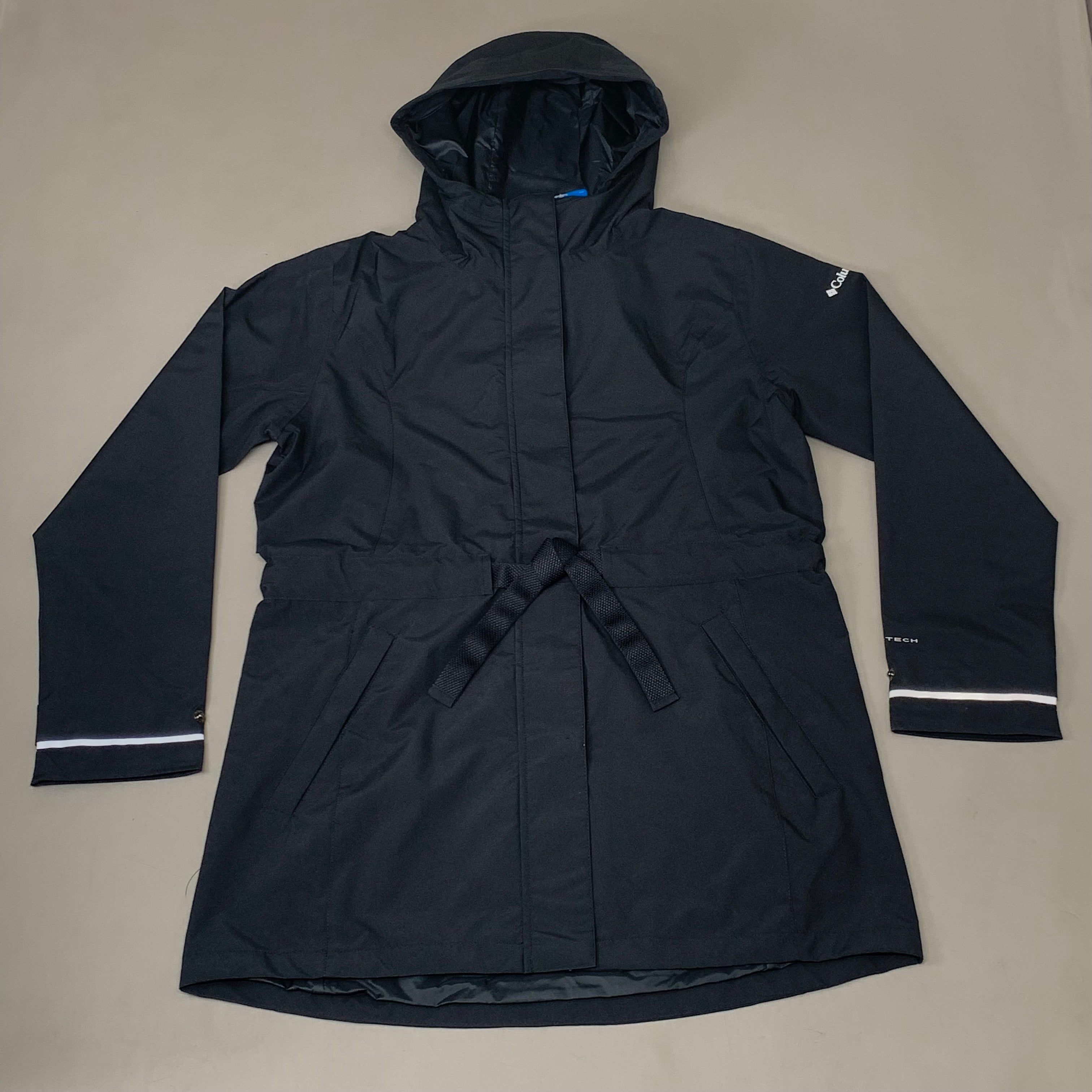 COLUMBIA Versatile Here & There Trench II Jacket Women's Sz XXL Black WL2409-010