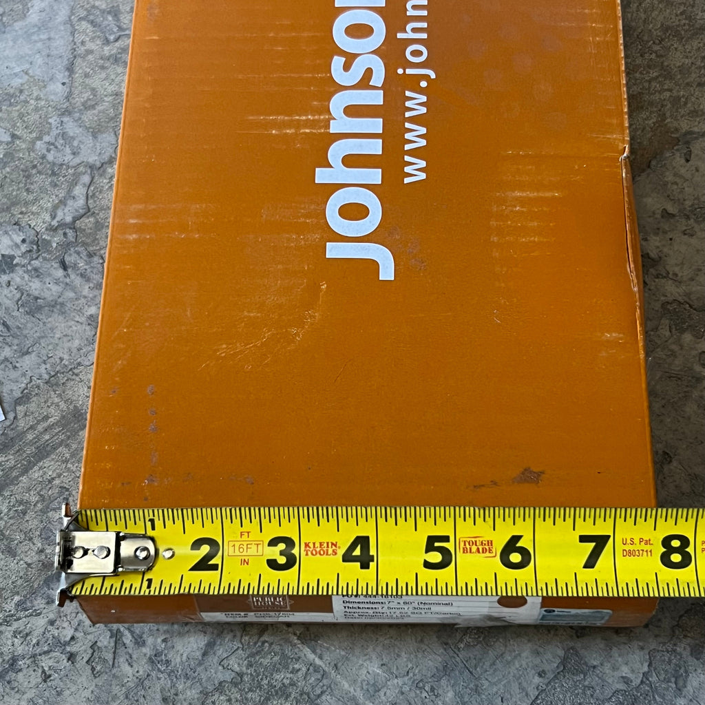 JOHNSON HARDWOOD (6 Pcs) Vinyl Flooring 7" x 60", Sidecar Color 444-16103