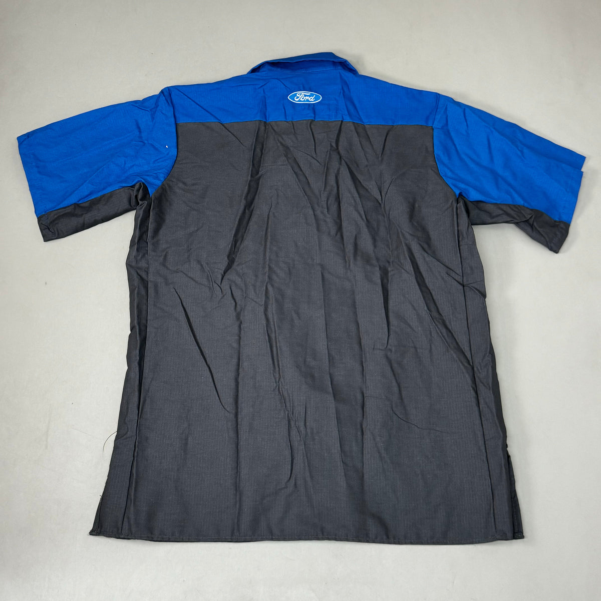 RED KAP Ford Dealership "Alan" Employee Shirts w/Embroidered Patch Sz L Blue/Grey