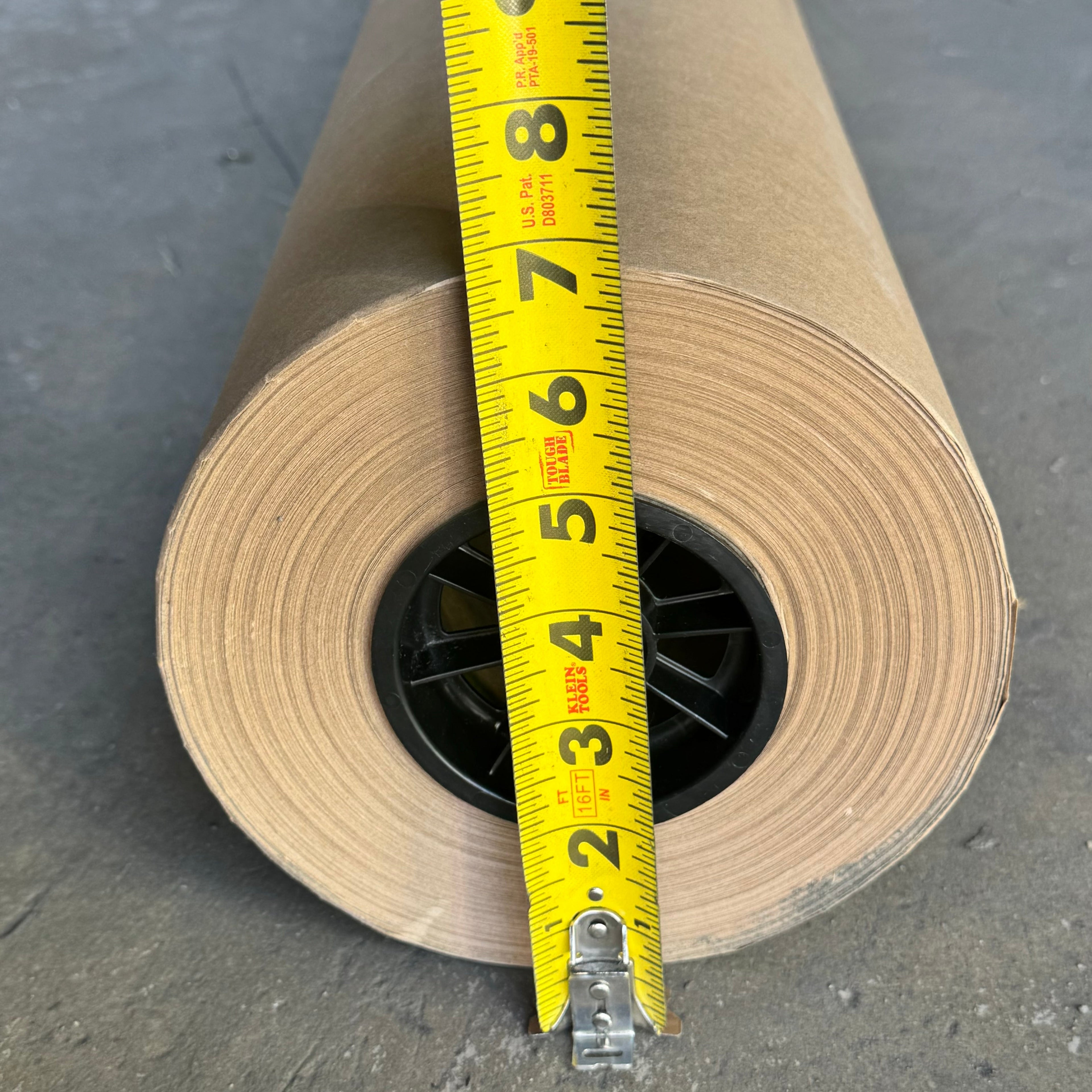 PREGIS Heavy Duty Construction Paper Roll, Recycled Kraft 60”Wx500 Brown