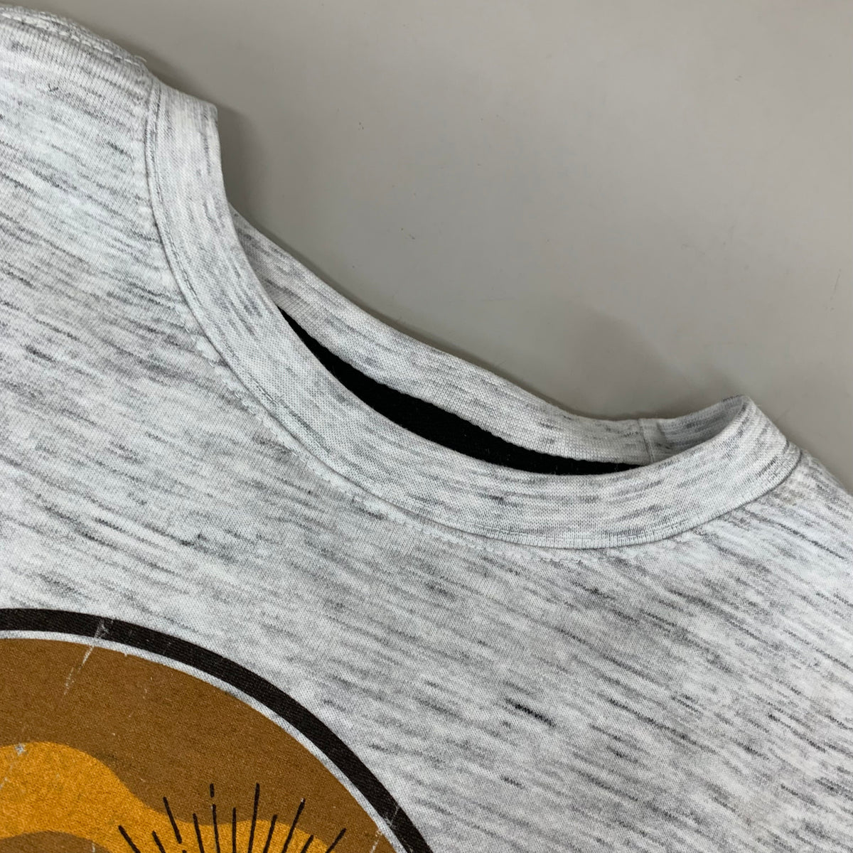 LONEROCK Helen Georgia Crew Sweatshirt Sz Medium Grey/White