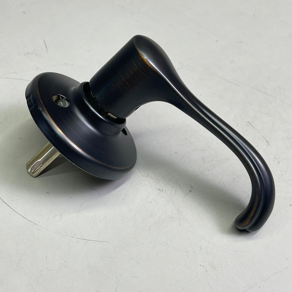 KWIKSET Dorian Interior Passage Lever Door Knob Set Venetian Bronze 99660-251