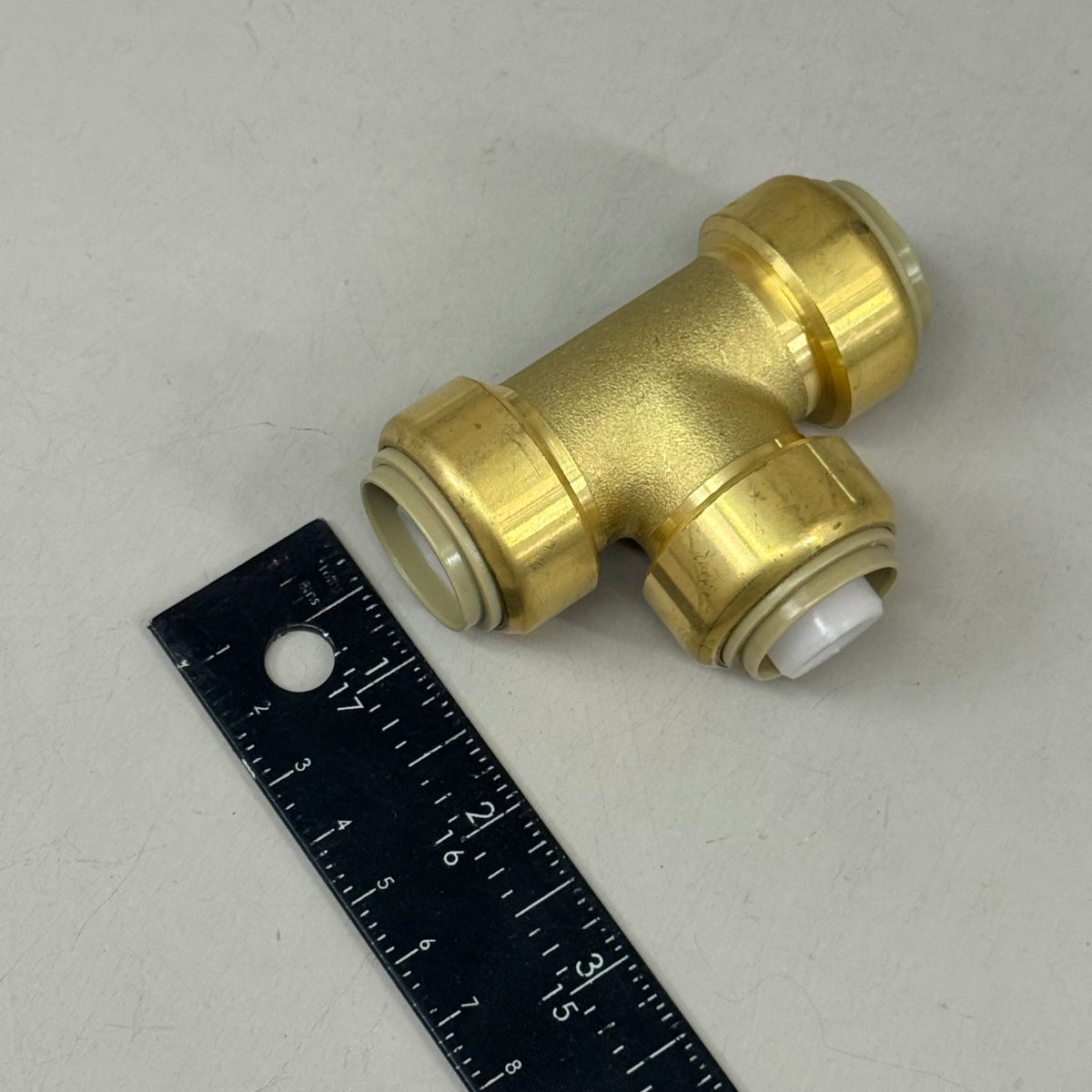 JONES STEPHENS (2 Pack) Push Global Brass Tee 3/4"x3/4" Brass C7744LF