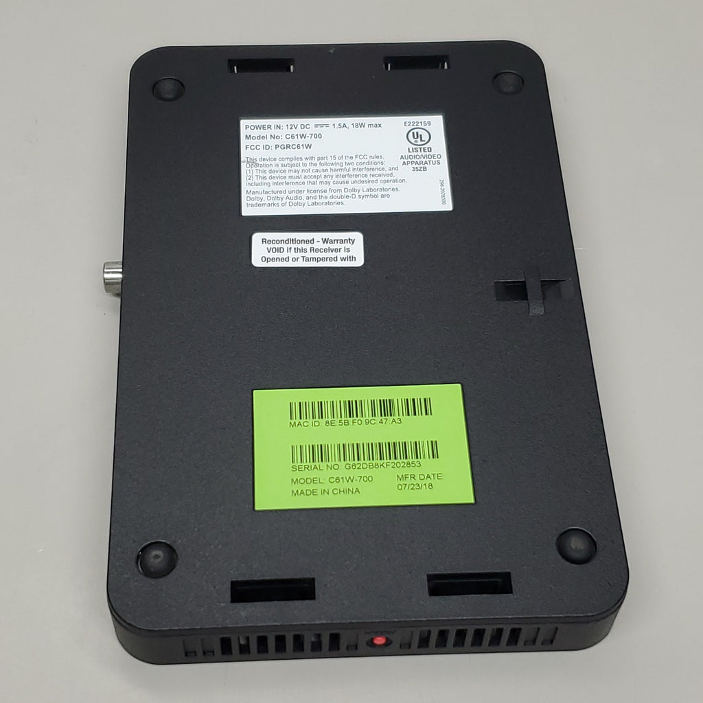 DIRECT TV 2PK! AT&T 4K Genie Mini Receiver Client C61W-700C-R (Reconditioned)