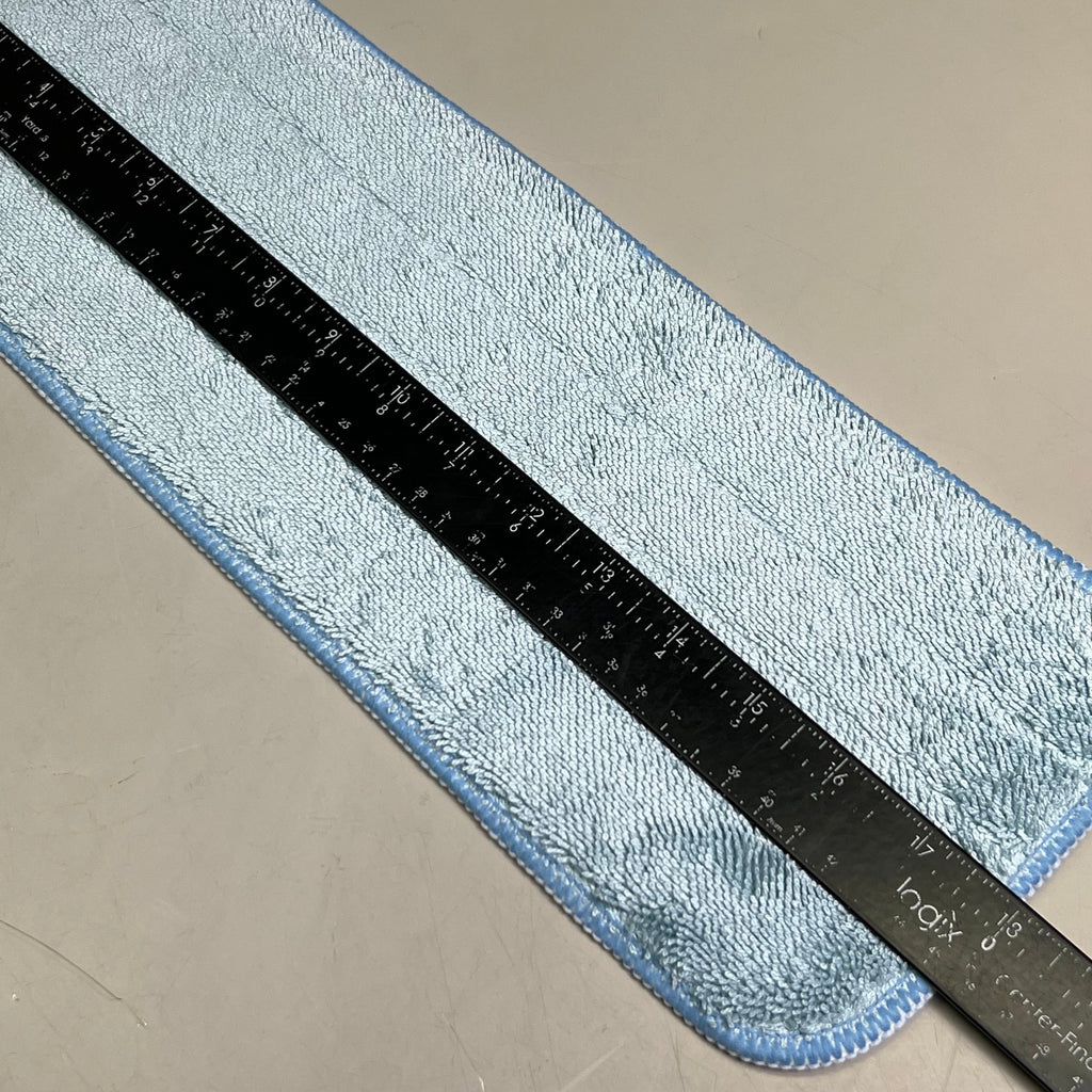 MAINTENANCE WAREHOUSE (3 PK of 3 Pcs) 18" Microfiber Finishing Mop Pad 117768